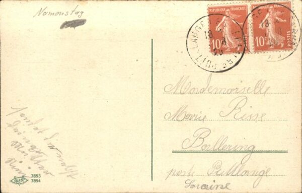 Namenstag Namenskarte Taube Kind – Bild 2