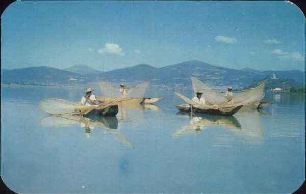 Fischerei Lago Janitzio Michoacan Mexico