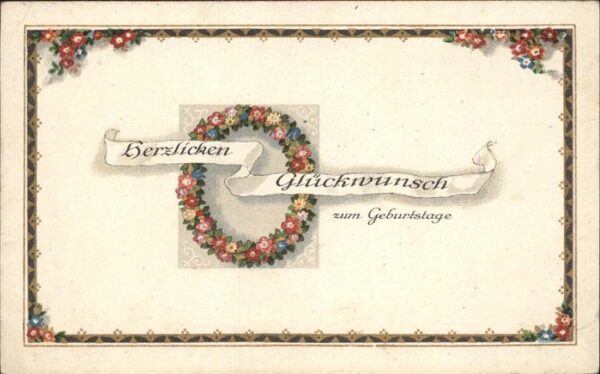 Geburtstag Blumenkranz