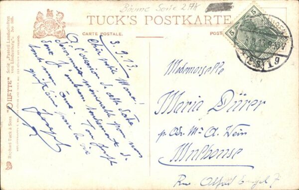 Verlag Tucks Oilette Nr. 805 E.v. Lindenberg Pastell-Landschafte – Bild 2
