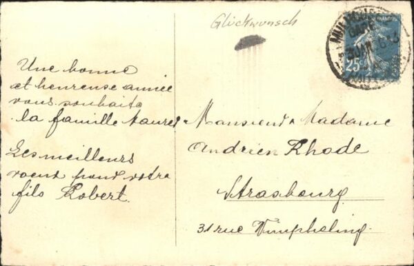Rosen Blumenkorb Glückwunsch Frankreich – Bild 2