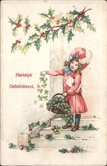 Geburtstag Kind Kleeblätter Niederlande