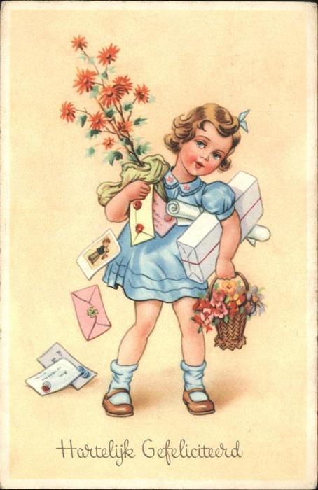 Geburtstag Blumen Kind Geschenke Briefe Niederland
