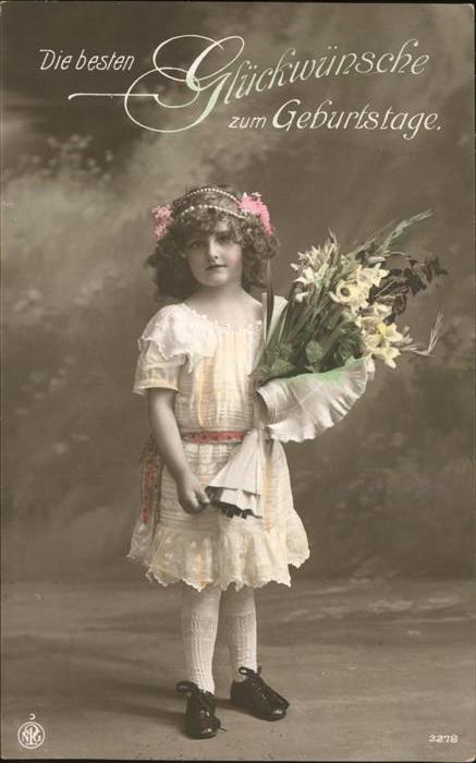Geburtstag Kind Blumen