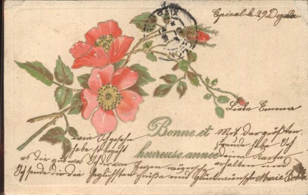 Neujahr Blumen Frankreich
