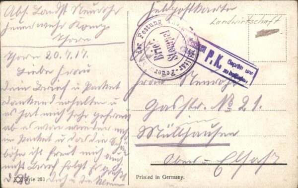 Ernte Landwirtschaft Getreide Feldpost – Bild 2
