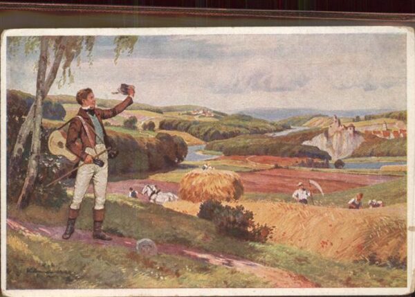 Landwirtschaft Heuarbeit Gitarre Spruch Hoffmann von F
