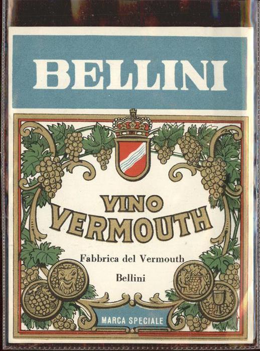 Wein Vermouth Bellini