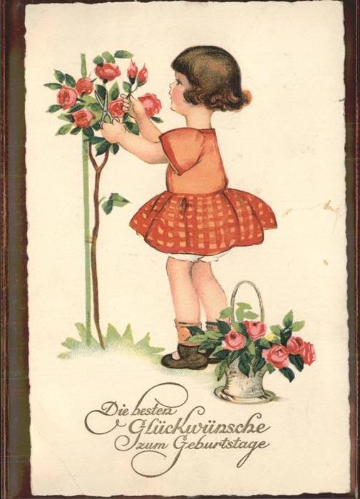 Geburtstag Rosen Kind