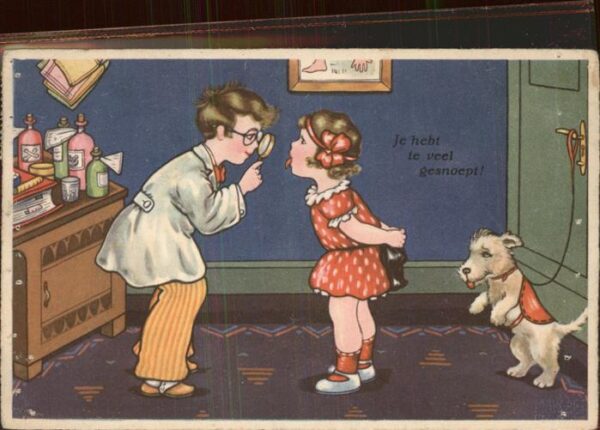Arzt Kind Hund
