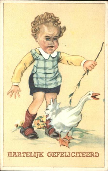 Geburtstag Kind Gans
