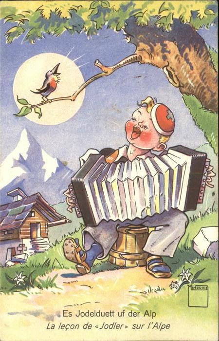 Handharmonika Vogel Jodelduett Alp Minouvis Nr. 6