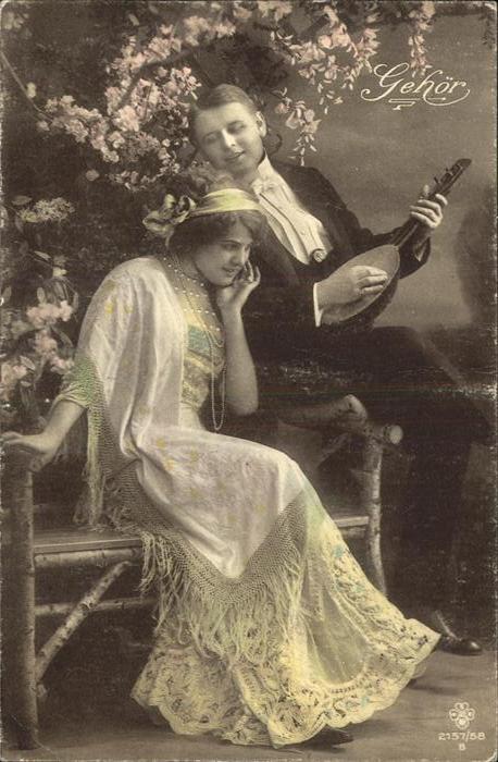 Mandoline Poesie Paar