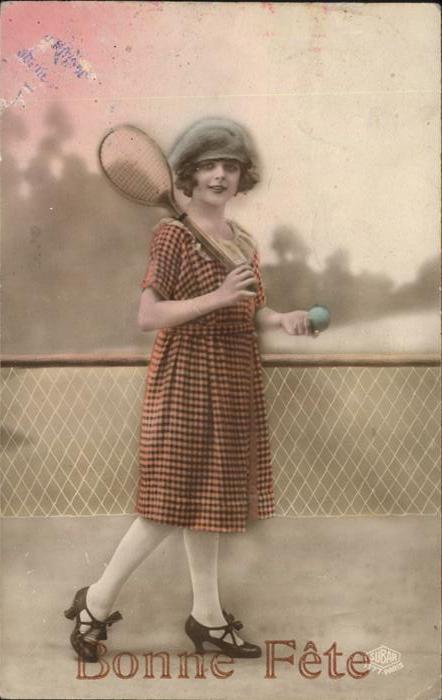 Tennis Mädchen Bonne Fete