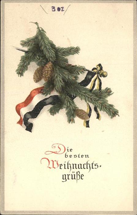 Schwarz Weiss Rot Weihnachten Kiefernzapfen
