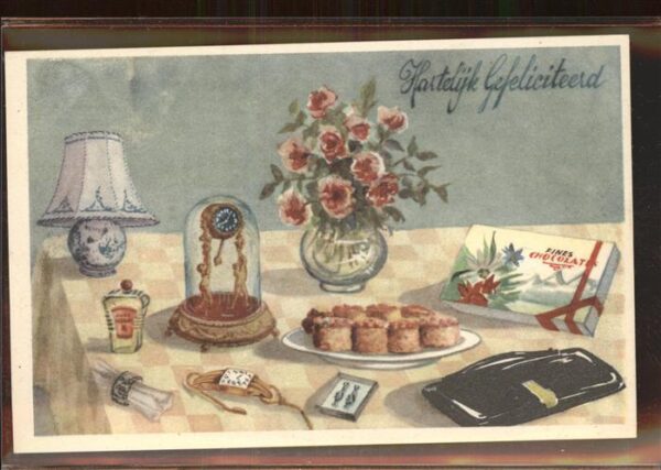 Glueckwunsch Uhr Blumen Schmuck Schokolade Tasche Pa