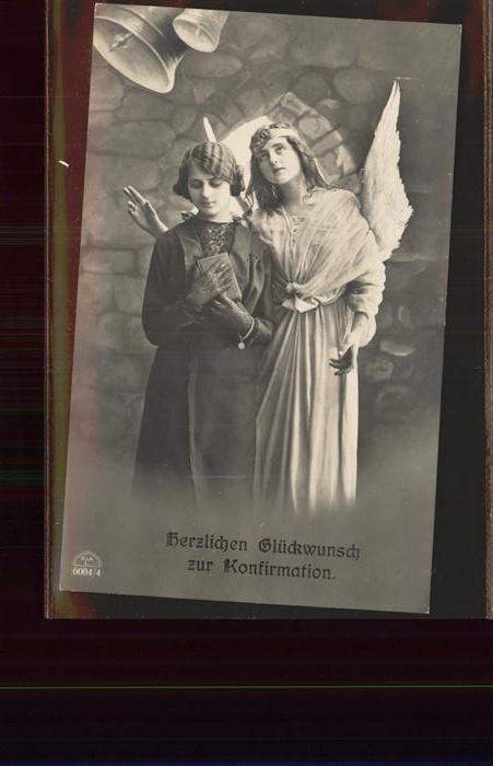 Konfirmation Schutzengel Kirchenglocken Glückwunsch