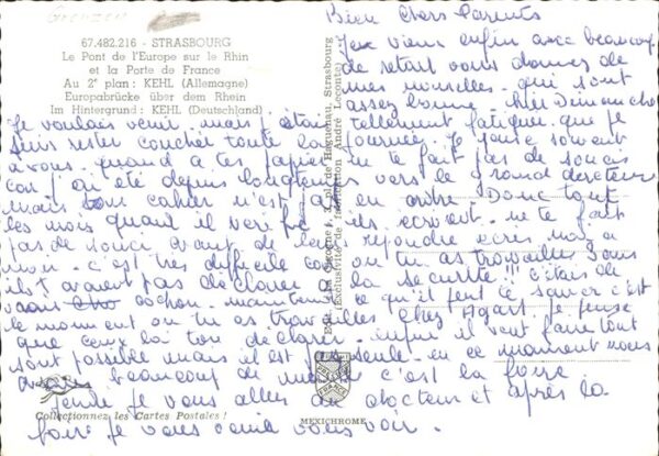 Zoll Grenze Douane Grenze Strasbourg Europabrücke Kehl – Bild 2