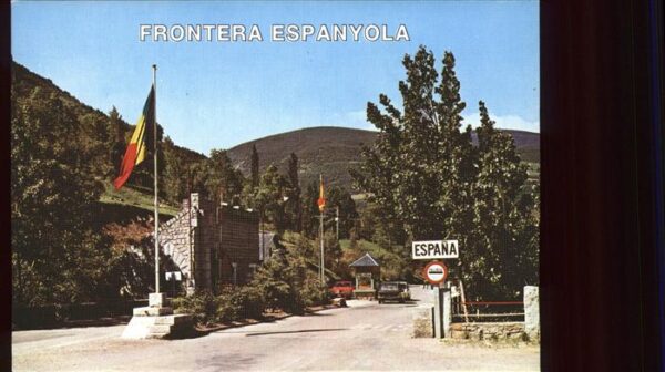 Zoll Grenze Douane Grenze Spanien Frontera Espanyola Valls