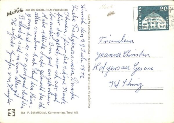 Mecki Nr. 352 Pfeife Matrose Abschied – Bild 2