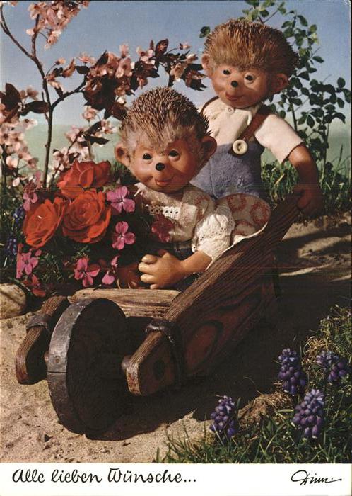 Mecki Nr. 443 Schubkarre Rosen