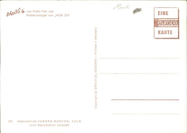 Mecki Nr. 316 Füller Brief Tintenfass – Bild 2