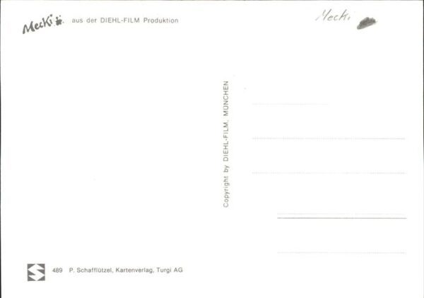 Mecki Nr. 489 Brief Rosen Veilchen – Bild 2