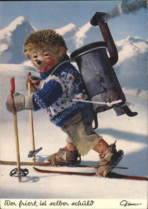 Mecki Nr. 353 Skifahren