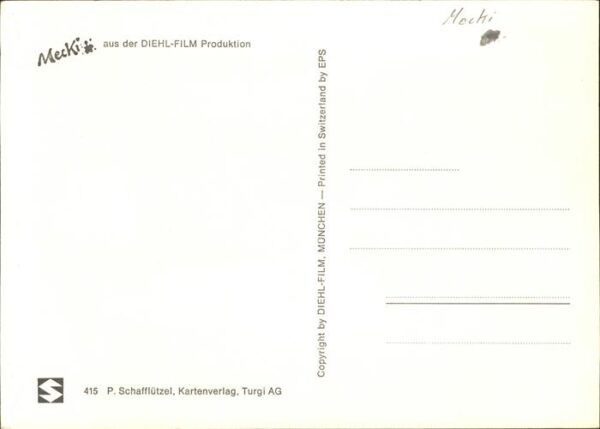 Mecki Nr. 415 Willkommen Tür Leiter Malerei – Bild 2