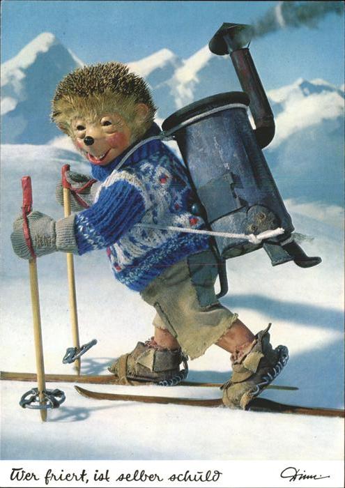Mecki Nr. 353 Skifahren