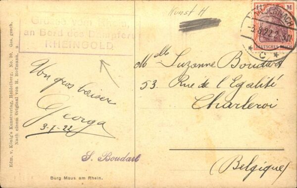 Hoffmann Heinrich Burg Maus am Rhein Nr. 20 – Bild 2
