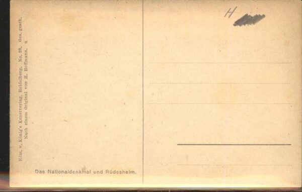 Hoffmann Heinrich Nr. 28 Nationaldenkmal Rüdesheim – Bild 2