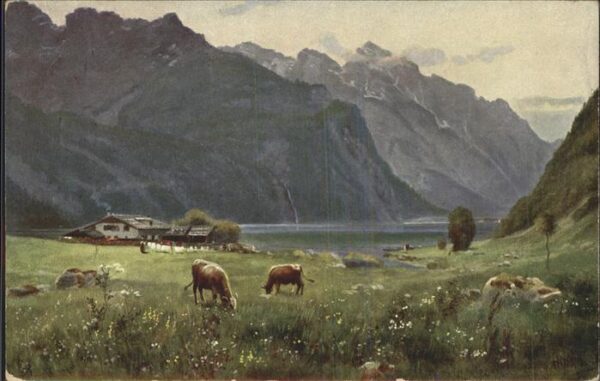 Hoffmann Heinrich Nr. 75 Königssee Watzmann Salletalp