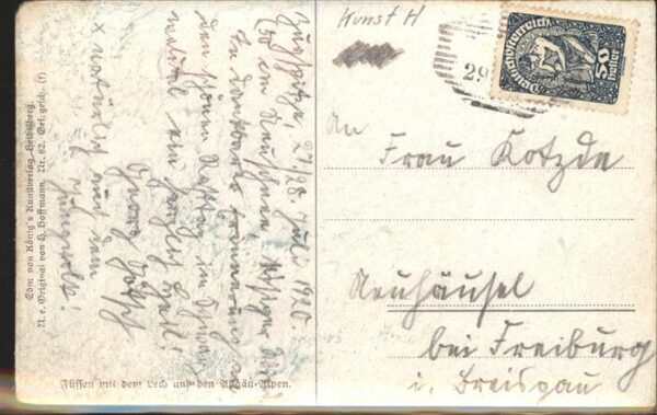 Hoffmann Heinrich Nr. 82 Füssen Lech Allgäu-Alpen – Bild 2