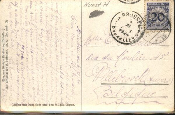 Hoffmann Heinrich Nr. 82 Füssen Lech Allgäu-Alpen – Bild 2