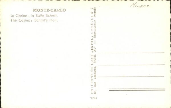 Casino Spielbank Monte-Carlo Salle Schmit – Bild 2