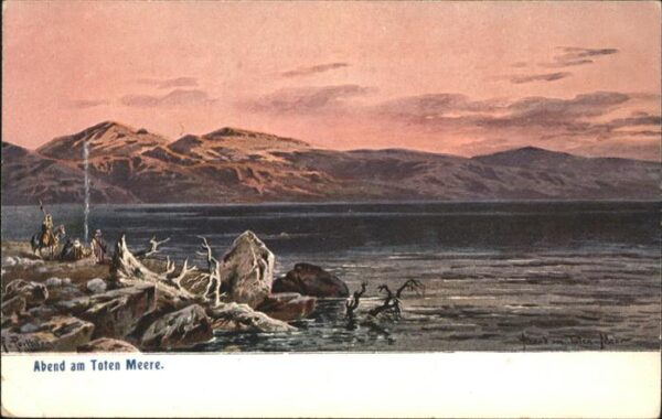 Perlberg F. Nr. 3596 Palästina Totes Meer Jordanien