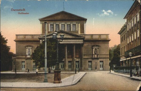 Theatergebaeude Darmstadt Hoftheater