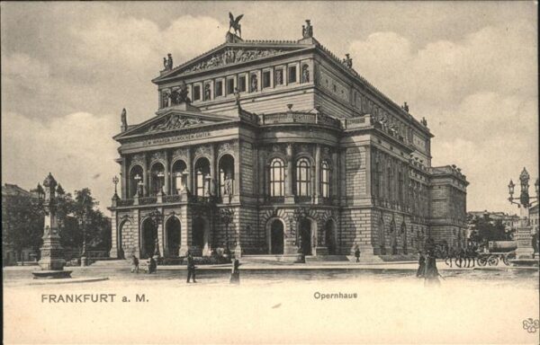 Opergebaeude Frankfurt am Main Opernhaus
