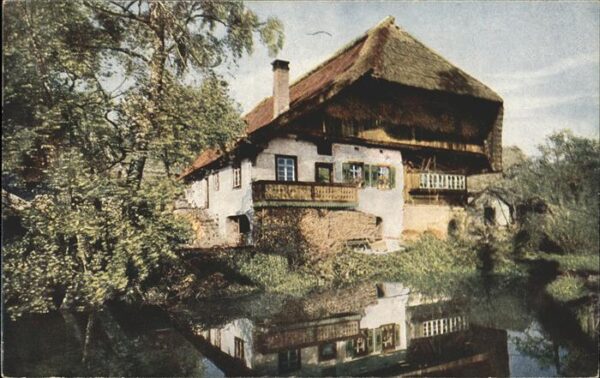 Schwarzwaldhaeuser Künstlerkarte Nr. 4253