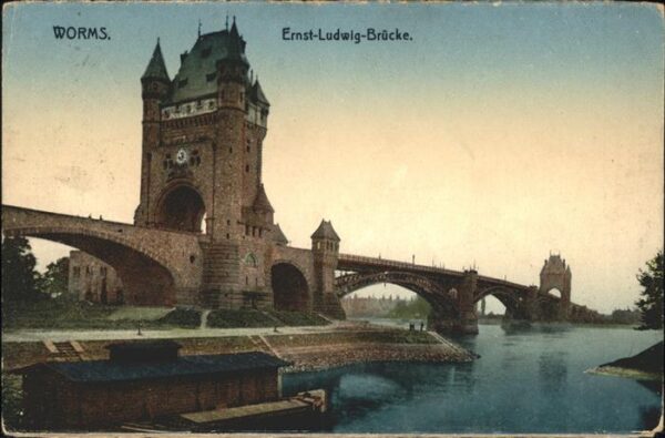 Bruecken Bauwerke Ernst-Ludwig-Brücke Worms