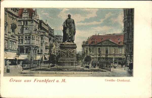 Goethe Johann Wolfgang von Denkmal Frankfurt am Main