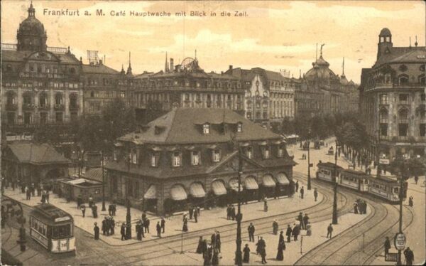 Strassenbahn Frankfurt am Main Cafe Hauptwache
