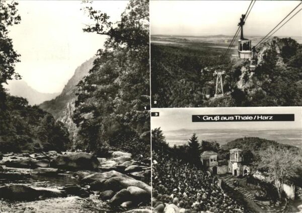 Seilbahn Thale Harz Bodetal Harzer Bergtheater