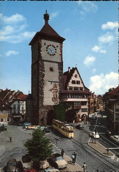 Strassenbahn Freiburg i. Br. Schwabentor
