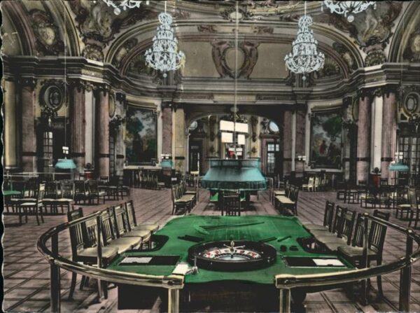 Casino Spielbank Monaco Monte-Carlo Salles de Jeux roule
