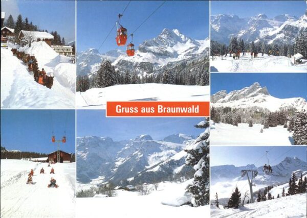 Seilbahn Braunwald Schlitten
