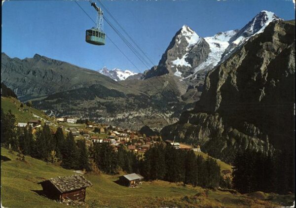 Seilbahn Mürren Schilthornbahn Eiger Mönch