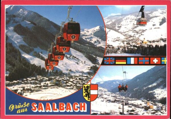 Seilbahn Sessellift Saalbach