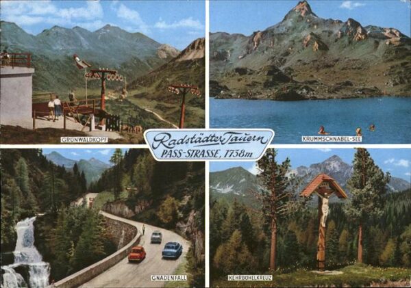 Radstaedter Tauern Seilbahn KrummschnabelSee